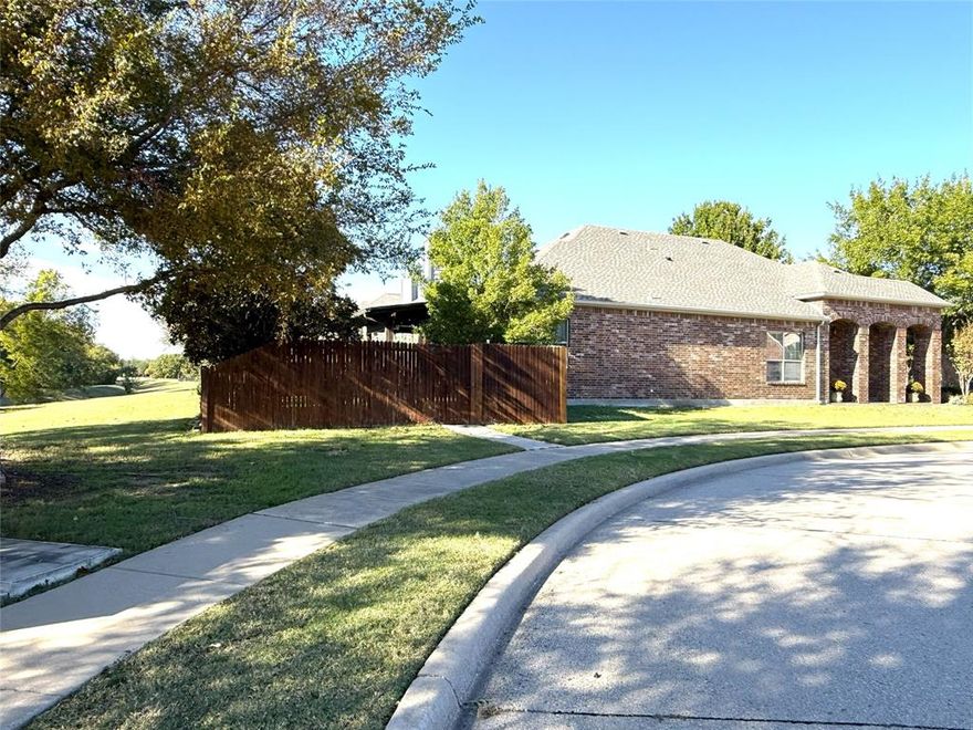 Creekview Estates is a quiet neighborhood in a park-like setting with lots of outdoor family space for neighboorhood gatherings.  Creekview is known for their catch and release pond, walking and biking trails, and neighborhood sporting events in the commons area.  1301 Meadow Ranch is a french country style home on a corner lot surrounded by green space.  Enjoy the expansive covered back patio with stamped concrete flooring, which truly feels like you are nestled in the woods for GORGEOUS sunrises and sunsets.  Even the expansive covered front porch overlooks a wooded setting to enjoy additional peaceful outdoor living.  Enter this home to an open floor plan complete with a spacious dining room, which could also be a beautiful home office.  The family room, kitchen, and breakfast nook are free flowing so the family chef can also enjoy the family activities and conversations.  This home is perfect for entertaining.  Kitchen has a ton of cabinets and counter space, is equipped with SS appliances, granite countertops, and a desk for additional work space.  The floor plan has a split bedroom layout with the Master suite in the back of the home, and two additional bedrooms and second bath down a seperate hallway.  The garage has a built in work system with cabinets and counter for home projects.  The WH, roof, HVAC, and dishwasher have been replaced.  Don't miss out on this unique home in an incredible location.  Truly one of a kind!