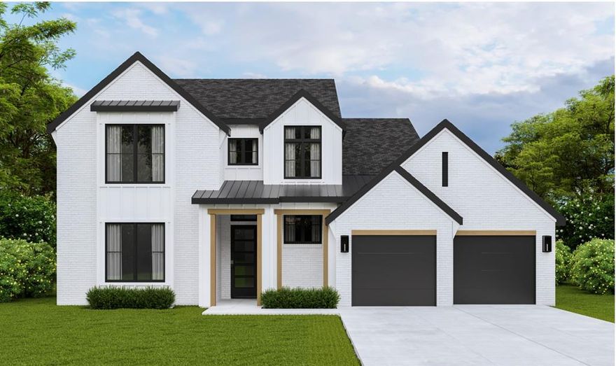 With nearly 3,200 square feet, the Evelyn Modern Farmhouse offers room to grow, entertain, and relax in style. Enjoy a gourmet kitchen, a dining area, and dual living spaces that make hosting easy and everyday life seamless. The downstairs study and upstairs game room add flexibility for guests or multi-generational living. Timeless modern farmhouse details and generous storage throughout elevate the experience.