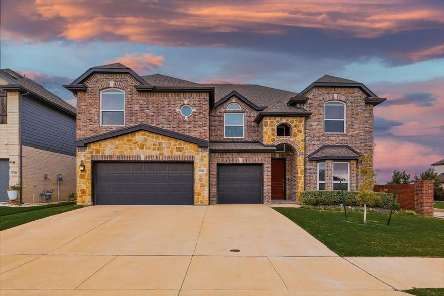 SELLER OFFERING $5,000 SELLER CREDIT. At 3,765 sq ft, this spacious home offers 5 bedrooms, 3.5 bathrooms, a dedicated office, two dining areas, two living areas, plus an upstairs media room, plenty of space for everyone and everything. The grand entry welcomes you with high ceilings and a beautiful staircase. 

The primary suite is conveniently located downstairs and features built-in stereo speakers in the bathroom for a true retreat feel. The home’s audio experience expands with built-in speakers in the kitchen, living room, patio, loft, and media room, including 7.1 surround sound in the media room and 5.1 surround sound in the living room. The stereo tuners in both the living room and media room stay, and the projector and screen are included for movie-night perfection.

Cat 6 wiring throughout, central vacuum, gas tankless water heater, Dupree water filtration in the kitchen, and a pest control port on the side of the home for simple maintenance. The butler’s pantry is prepped with water and electrical, ready to become a beverage station or coffee bar. A gas cooktop, electric double oven, gas fireplace, and bidets on all toilets add comfort and luxury to daily living. Don’t miss the central vacuum kick plate in the kitchen, just sweep crumbs toward the floor vent and they disappear!

All 5 bedrooms are generously sized! This layout offers room to work, play, and relax. 

Set on a corner lot with exceptional features from top to bottom, this home is designed to grow with you. Check out the floor plan in the photos and come see how much space you’ll have to live, entertain, and enjoy!

Located minutes from Chisholm Trail Parkway, Benbrook Lake, restaurants, shopping and fun! 

HOA includes, pool, dog park and playground.