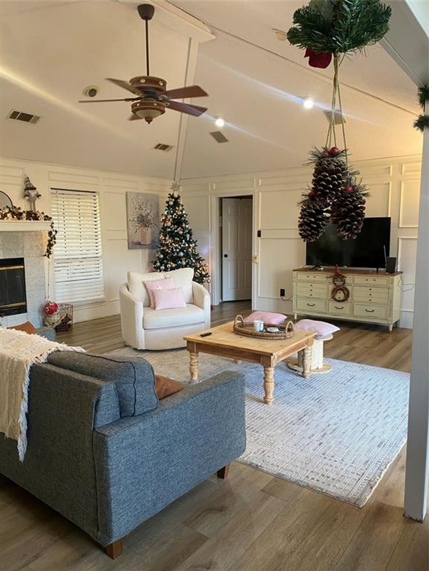 Enjoy the peace and quiet of country living with gorgeous breathtaking views approximately 25 minutes from downtown Dallas. This beautiful home has been extremely well cared for and features 3 bedrooms 3 full baths, oversized master bedroom with private sitting area, formal dining room an extra office space, spacious living area with fireplace, great kitchen with granite counters, stainless appliances, bar sitting and breakfast room. Come enjoy the amazing sunsets on this wonderful 1-acre farmhouse!! Tenant to verify schools and all information.  Short term lease will be considered.  Apply at mysmartmove.com