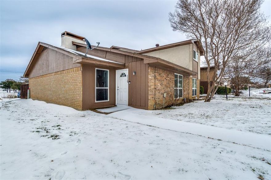 Welcome to this well-located 2-bedroom, 2-bath townhouse in the heart of Grand Prairie, just minutes from the vibrant Epic Central entertainment district. Built in 1970, this home offers classic character with a functional layout designed for comfortable living. One bedroom features its own full bath, secondary room with easy access to second full bath. Convenient access to dining, shopping, parks, and major highways makes this an ideal opportunity for homeowners or investors alike. Enjoy low-maintenance living in a prime location with endless entertainment just around the corner.
Garage parking included and more parking available for guests. A must see home and priced to sell, schedule your tour today!