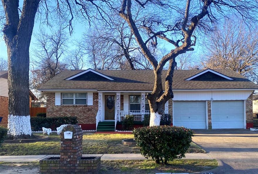 This beautiful home is located in the Oak Cliff area. It has a large backyard with a covered patio that is great for entertaining. There is a large den connected to the living area. This home has three bedrooms and two bathrooms. You can access the master bathroom from the master bedroom. This home is located in quiet neighborhood with a small park area in the community. There is a storage shed in the backyard that can also be used as a workshop. Schedule your showing today to see this amazing home.