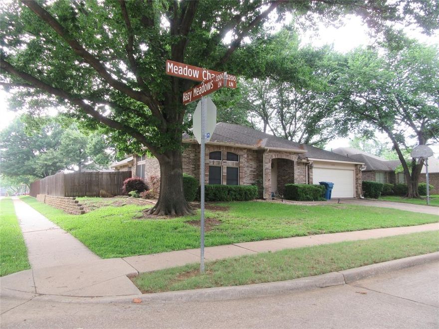 You can't ask for a better location or deal! Close to all schools, shopping, dining, hospital, doctors offices, etc... Peaceful & quiet with great neighbors and NO HOA, NO MUD, & NO PID. Rare 1 story 4 bedroom, 2.5 bath, 2 car garage on a .22 ac wooded corner lot with a private yard, pool,spa & shed. It is priced apx. 100K  below comps just for cosmetics and looking for a quick full price offer. All the bones are good with recent (5 yrs or less): Roof, HWH, pool equipment, spk syst & HVAC. You are walking into 1988 but this owner keeps all the systems & equipment in good order and has been here for 31 years! Please excuse clutter - he is in the process of packing up and preparing for an estate sale. He will need some time to move out. This is perfect for an investor or a buyer okay with some sweat equity. Excellent location.