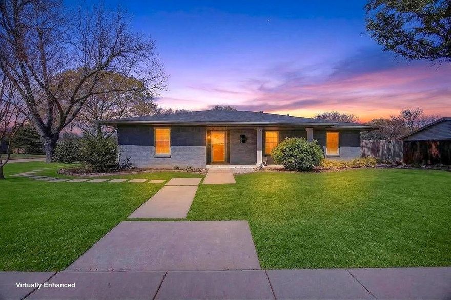 Beautifully updated home on a spacious corner lot in the established McKinney Heights neighborhood. This property offers exceptional curb appeal with mature landscaping and a welcoming flagstone patio, perfect for relaxing or entertaining.

Inside, the home features a thoughtfully updated contemporary design (2020) with improvements including the roof, stainless steel appliances, flooring, paint, lighting, and updated kitchen and bath fixtures and countertops. The open and inviting layout is complemented by a mix of wood, ceramic tile, and carpet flooring, along with custom built-in cabinetry for added functionality and style.

The primary suite offers a private retreat with a sitting area, dual sinks, a separate shower, and a garden tub, as well as generous walk-in closet space. Additional highlights include ceiling fans, updated windows, and a sprinkler with drip irrigation system to maintain the beautifully landscaped yard.

Conveniently located near schools, shopping, dining, and major roadways. No HOA.

Property to be sold AS IS.