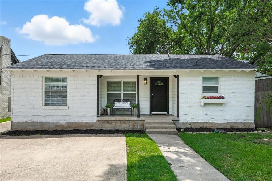 Fully Renovated Home with Income Potential in Prime Dallas Medical District Location!

Welcome to this stunning 3-bedroom, 2-bathroom home located in the highly sought-after Southwestern Medical District—one of Dallas’ most vibrant and growing communities! Completely renovated in 2022, this move-in-ready gem offers the ideal mix of modern design, functional layout, and unbeatable location.

Step inside to an inviting open-concept floor plan featuring contemporary finishes, updated flooring, designer fixtures, and plenty of natural light—perfect for entertaining or everyday living. The chef-inspired kitchen flows seamlessly into the living and dining areas, creating a warm and stylish space that feels like home.

What truly sets this property apart is the detached guest quarters in the backyard. While currently unfinished, this flexible space offers endless possibilities—as a home office, in-law suite, or income-producing Airbnb. With a proven history as a successful short-term rental, this property is a prime investment opportunity for both owner-occupants and savvy investors alike.

Enjoy being minutes from major hospitals, UT Southwestern, Love Field Airport, trendy restaurants, shopping, and entertainment. Whether you're looking for a primary residence or a high-yield rental property, this home delivers both lifestyle and long-term value.

Don’t miss out on this rare opportunity to own a fully updated home with bonus space and unlimited potential in one of Dallas’ most desirable neighborhoods!