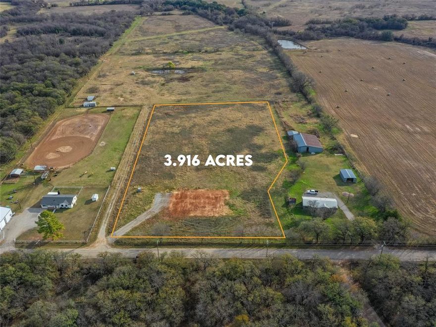 Ready to build lot in the country with no restrictions available now for you to begin your peaceful living without a street full of neighbors. This almost 4 acres of platted land provides a great opportunity to have a jump start on your country lifestyle with a good water well and house pad already in place. It is free from any encumbrances other than utilities with level ground for whatever you plan to build in the future. Located in the county, there is no zoning or ordinances to prevent any kind of use. This already cleared lot has established grass and would be ideal for someone needing a few acres to put their horses or livestock.