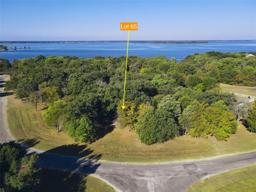 Lot 65 is located on a quiet corner on Richland Chambers Lake in the Sweetwater Ranch subdivision. This country side subdivision is
known for it's beautiful views of open water and sunrises! With numerous shade trees on the property, your dream lake home will
have a sense of security and privacy while you enjoy your morning coffee watching the sunrise or afternoons in the water! Expansive road frontage for you to decide where to build your new lake home. Private boat ramp provided for property owners to enjoy all the water fun you can have on Richland Chambers. This subdivision restricts to site built home with a min. sq. ft. of 1600. Come see all of the excitement lake life can offer and make a lifetime of memories.