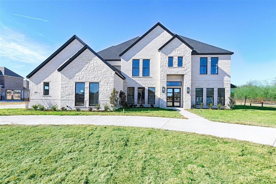 Welcome to Luxury Living at Its Finest!
This stunning estate offers everything you could dream of and more. With 5 spacious bedrooms, 6 full bathrooms, and 1 half bathroom, this home provides ample space for family and guests. The 3-car garage is perfect for vehicle enthusiasts and offers additional storage space.
Indulge in entertainment with a gameroom and a media room complete with a wet bar, ideal for movie nights or hosting events. Step outside to an oversized covered outdoor kitchen, designed to elevate your outdoor living experience.   Convenience is key with a double washer and dryer setup, making laundry a breeze. The owner’s quarters are a true retreat, featuring an elegant carwash shower and separate his and her closets for ultimate organization and privacy.  Discover the epitome of luxury in this one-of-a-kind property! Contact Uptown Luxe Realty today to schedule your private tour.   **Ask the Builder's Agent about Interest Rate Buy-Down Assistance**