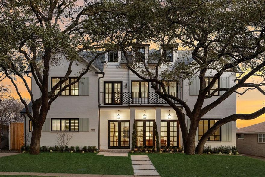 New Construction, Lakewood Elementary stunner! This “French Country” design by Shelby Owens Interiors, is sure to impress the most discerning buyer. Upon entry, an inviting dining room leads the way to a sizable office at the front of the home. The kitchen is thoughtfully designed with a prep kitchen, and large pantry. Experience the ease of two dishwashers for entertaining! The primary bedroom sits on the main floor, overlooking the charming patio & spacious backyard. The primary closet is massive, with less than half is shown via photos. Upstairs, there are 4 spacious bedrooms and 2 flex spaces to complete the layout. While a large laundry is on the main floor, an additional laundry area is left to the buyer's discretion upstairs. This can also be converted to a bar.