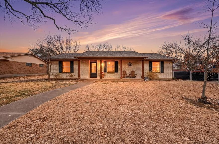 Set on an oversized lot shaded by established trees, this thoughtfully cared-for single-story home offers space, flexibility, and everyday comfort. Inside, you’ll find three spacious bedrooms, two full baths, and a versatile bonus room ideal for a home office or hobby space. The open family room creates a welcoming gathering area, while the separate living room provides additional room to spread out. The kitchen is outfitted with rich wood cabinetry, generous counter space, a pantry, and stainless steel appliances, including a built-in microwave, all positioned conveniently near the dining area and utility room. Crown molding accents, durable laminate flooring, and a functional layout add character and ease of living. Outdoors, the extended driveway with double gates provides ample space for RV or boat parking, and the expansive backyard offers endless possibilities for entertaining, gardening, or future additions. Solar screens, gutters, and a roof replaced approximately six years ago contribute to long-term peace of mind. This property blends comfort, practicality, and room to grow, with the option to include furnishings if desired.