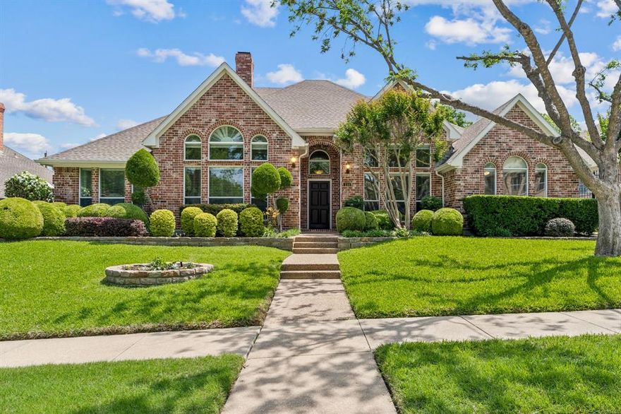 Beautifully maintained single-story home offering 4 bedrooms and 3 bathrooms in a highly desirable split-bedroom layout. Designed for both comfort and entertaining, the home features an massive oversized garage, two spacious living areas, and two dining spaces. Thoughtfully updated throughout, the interior showcases stunning finishes and modern touches, including beautifully updated bathrooms with quartz countertops. Ideally located within the sought-after Coppell ISD, this home is within walking distance to top-rated elementary and high schools, Andy Brown Park, the town center, library, and athletic facilities.