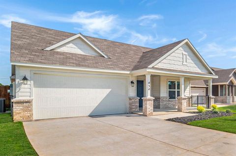 A home in Cleburne