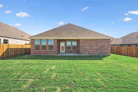 A home in Cleburne