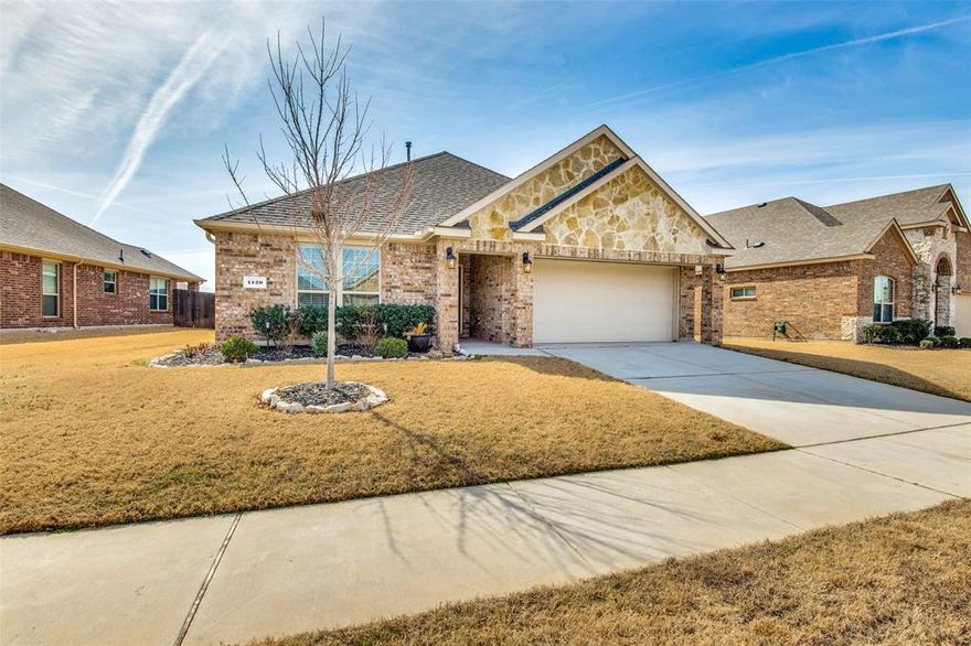 Check out this absolute stunner in Little Elm for lease! Inside, you'll find an inviting entryway, three spacious bedrooms, a comfortable living room featuring a fireplace for these cooler months and tons of cabinets in the kitchen.  The backyard has a nice covered patio with extended deck for Fall grilling. Book your showing today!