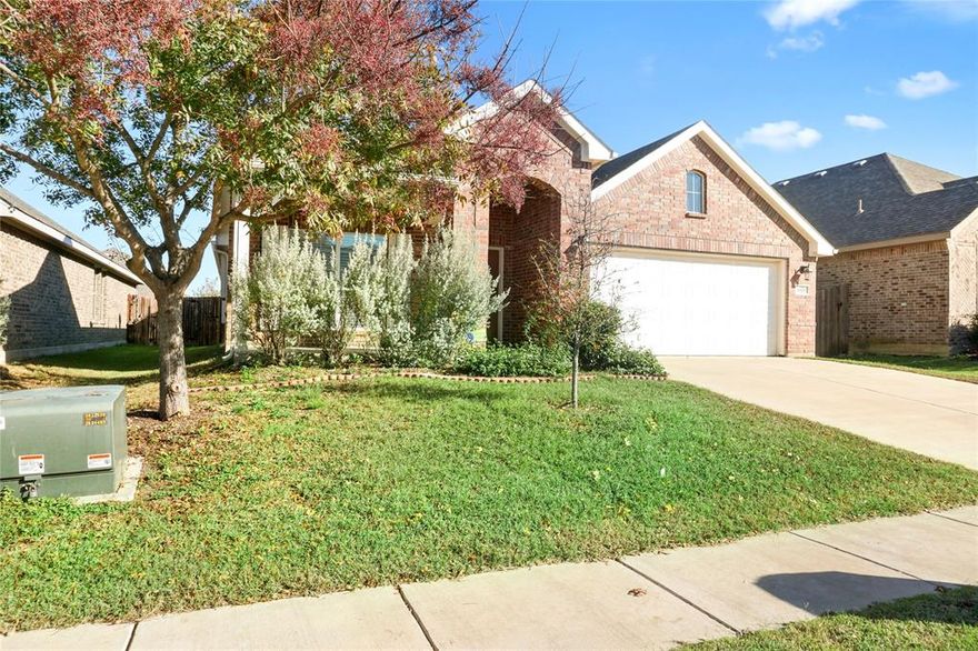 ** Seller will pay 1% of purchase price toward the closing cost. 
** Seller will also pay for a new survey as part of the closing cost.
** Our preferred lender offers appraisal cost reimbursement at closing. Please ask seller agent for details.

This beautifully home offers an ideal location a couple of houses from the community pool, just 5 minutes from I35W, a quick 20 minute commute to downtown Fort Worth. Inside, you’ll find 3 spacious bedrooms plus a large study, along with a separate dining or flex room at the front of the home each space filled with abundant natural light from large windows. The expansive kitchen features a generous island, plentiful counter space, and a cozy breakfast nook with bay-window seating, all flowing into a bright, open living room. Both bathrooms include bathtubs, while the primary suite adds an ensuite bath with a separate shower and a large walk-in closet. Outdoor living is easy on the covered patio overlooking a beautiful yard with mature trees, and Ann Brock Elementary School is close enough to walk to, providing exceptional convenience.