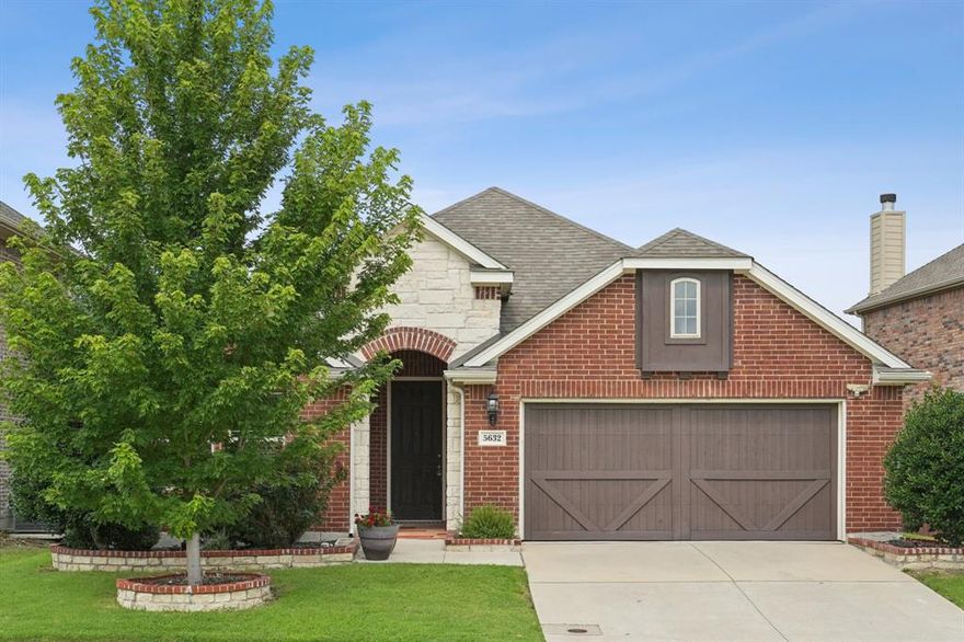 Welcome to this beautifully maintained east-facing 4-bedroom, 3-bathroom home located at 5632 Barrique Blvd in McKinney, within the highly acclaimed Allen ISD with top-rated schools. Built in 2017, this freshly painted home offers an open and functional layout with hardwood floors throughout, a fully installed solar system (to be paid off by the seller at closing), and a low-maintenance backyard featuring real turf. The home is ideally positioned close to major highways, making commuting easy, and is just minutes from shopping centers, dining, and the vibrant historic downtown McKinney. Situated in the desirable Vineyards subdivision, homes in this area are in high demand, offering great value and strong resale potential. This home perfectly blends energy efficiency, modern upgrades, and a prime location—ready for move-in!