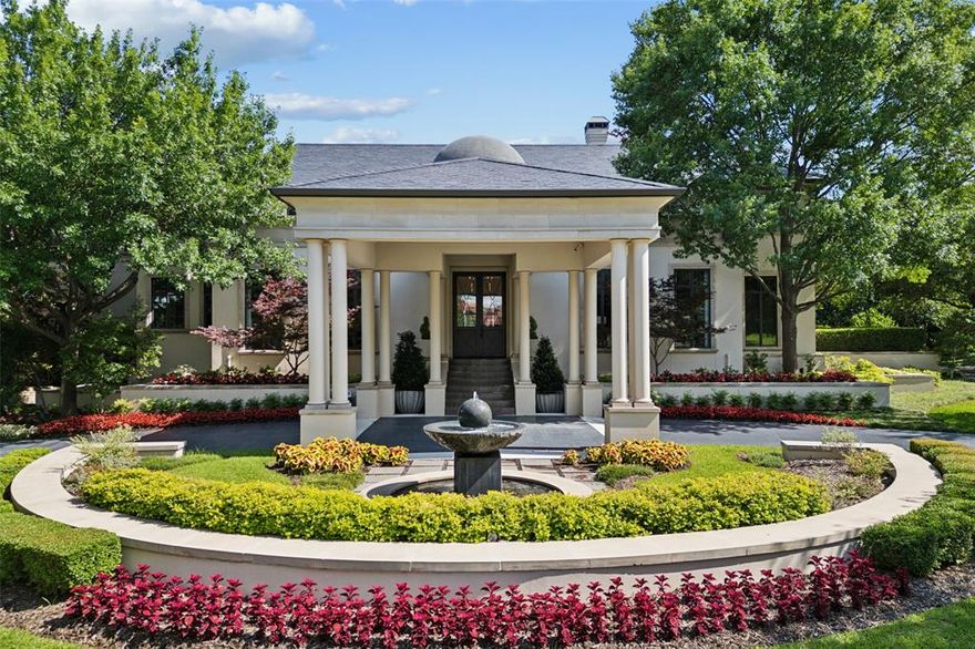 This elegant contemporary estate in the prestigious King’s Gate neighborhood includes every luxurious amenity available.  Meticulous detail was executed in the design, build, and decor of this pristine home, and amid the abundant square footage, the house maintains a warm and inviting feel throughout. Kings Gate is an exclusive guard gated community, nestled among gorgeous topography, in a private and secure location in West Plano.  Located just minutes from high end retail and dining, SF 121 and the Dallas North Tollway.  Includes a beautiful detached two-story Cabana Guest suite. Smart home system controls everything in this home, including the sound proof media room and window shades. Steam shower, full exercise room, tennis-basketball court, wine tasting room and spacious living and entertaining rooms are just a few of the grand amenities.