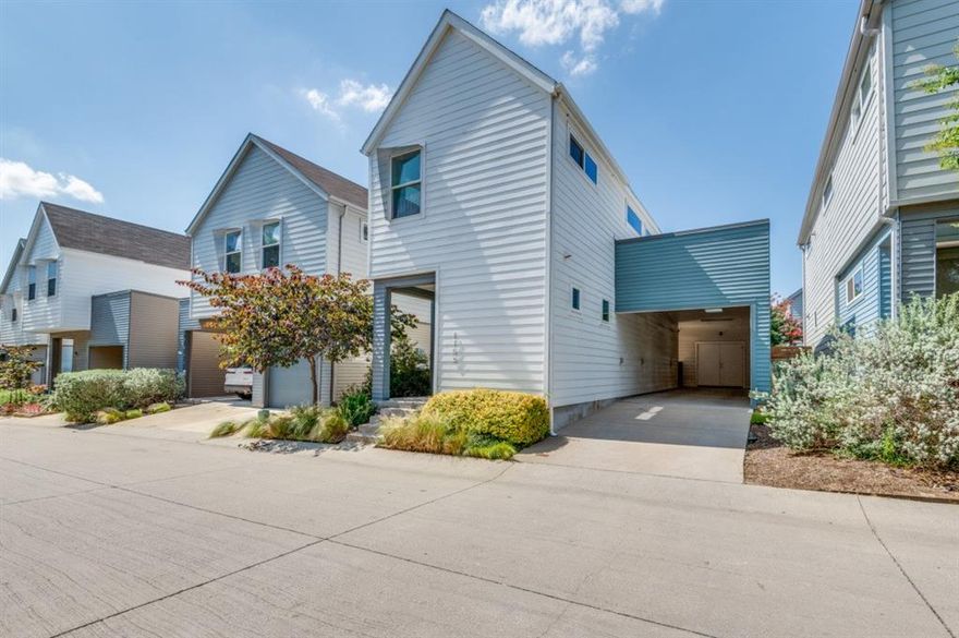 Now offering a 2.5% Lender Credit to Reduce Interest Rate + $1,500 Credit Towards Closing Costs + NO PMI with our preferred lender! That is over $10,000 offered from our preferred lender to reduce your rate! You could permanently buy your rate down over an entire point! — giving you multiple ways to make homeownership more affordable.Perched on a superb clifftop near Trinity Groves, Sylvan Thirty, Bishop Arts, and just minutes from downtown Dallas, this modern gem offers the perfect blend of urban convenience and peaceful community living. This newer construction home is ideal for first-time homebuyers looking for style, comfort, and minimal upkeep in one of Dallas’ most vibrant neighborhoods.

Step inside to soaring ceilings, polished concrete floors, and an open-concept layout that seamlessly connects the living, dining, and gourmet kitchen—complete with a gas range and abundant natural light. A covered patio opens to beautifully landscaped front and backyards, all expertly maintained by the HOA for effortless living. The expansive two-car carport features skylights for added charm and functionality.

Upstairs, you’ll find warm wood floors, oversized ceilings, spacious walk-in closets, two full baths, and windows that flood the home with light. This thoughtfully designed community offers unbeatable views of downtown from a shared park and deck—perfect for relaxing or entertaining.

With low maintenance, modern finishes, and a tight-knit neighborhood feel, this is the perfect place to call home in Oak Cliff.