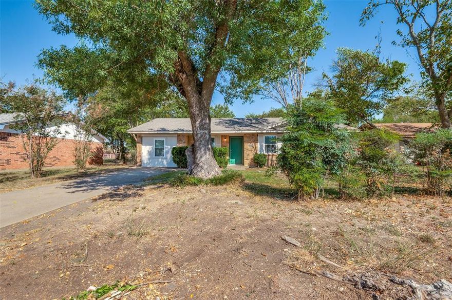 Updated and Charming 3-Bedroom Home with Flexible Living Space and Oversized Yard.  Welcome to this adorable 3-bedroom, 1.5-bath home, ideally located in a well-established neighborhood. Featuring a converted garage that offers endless possibilities—use it as a fourth bedroom, home office, or second living area to suit your needs.  The spacious main living area flows seamlessly into a formal dining room and a galley-style kitchen, complete with a breakfast bar, granite countertops, dark cabinetry, electric range, built-in microwave, and refrigerator. A full-size utility room adds everyday convenience.  Step outside to enjoy the oversized, fenced backyard with a screened-in patio—perfect for relaxing or entertaining year-round.  Just minutes from Lakeside Park and with close proximity to schools, shopping, and more, this home offers both comfort and convenience in a desirable location.