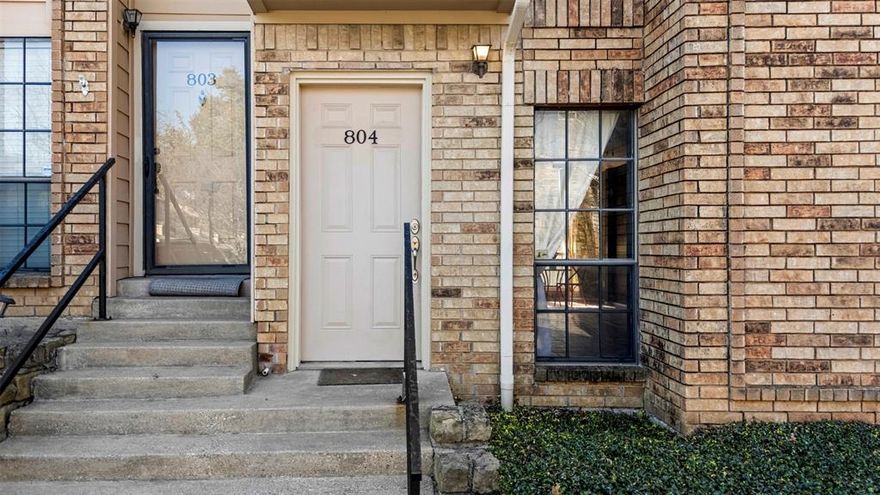Welcome to this gated well maintained condo in the heart of North Dallas, offering comfort, convenience, and exceptional community amenities. This spacious 2-bedroom, 2.5-bath residence features a functional layout and a dedicated covered carport parking space (#157), plus additional parking in front and in back of the unit.  Home boasts wood burning fireplace in living room as well as master bedroom which features sitting area and walk in closet. Additional bedroom with en-suite bath and walk in closet is perfect for secondary master bedroom. Enjoy peace of mind knowing that some major systems have been replaced within the last two years, including the HVAC system, attic insulation, electrical panel with surge protector, hot water heater, dishwasher, stackable washer and dryer, and wood fencing enclosing private patio, making this home truly move-in ready. The inviting community offers resort-style amenities including a sparkling pool, serene lake, and multiple dock areas, perfect for relaxing and enjoying the outdoors. HOA dues provide excellent value and include gated entry, water, sewer, trash, blanket insurance, and exterior maintenance, allowing for low-maintenance living. Ideally located with easy access to shopping, dining, and major thoroughfares, this condo presents a rare opportunity to enjoy updated living in a tranquil North Dallas setting.