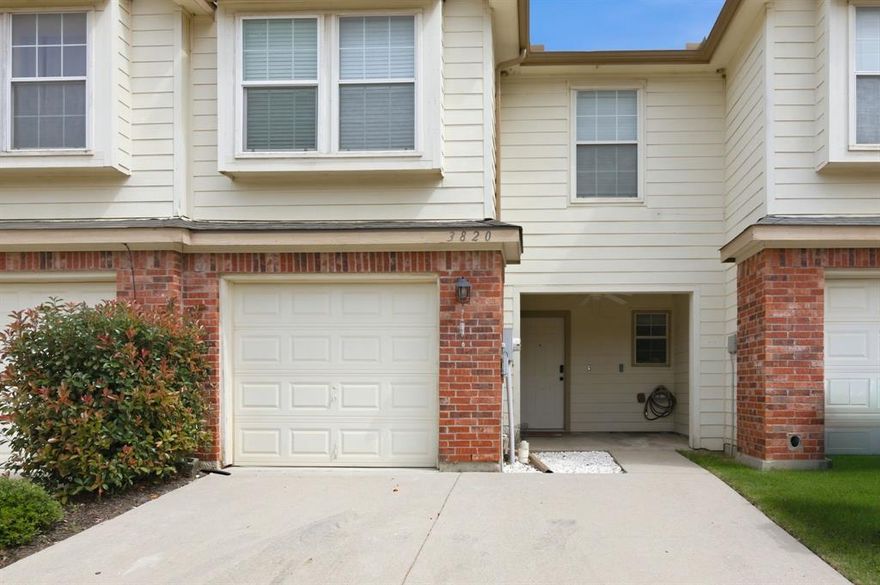 Discover this beautifully refreshed 3-bedroom, 2.5-bath home offering three levels of flexible living and thoughtful updates throughout. Enjoy peace of mind with brand-new carpet, fresh interior paint, new landscaping, and a new roof installed in April. The home faces open green space for a welcoming approach and sits just minutes from DFW Airport—ideal for commuters and travelers.
The main level features an inviting open-concept layout where the kitchen flows into the living area, creating an easy space for everyday living and entertaining. A convenient half bath is located on the first floor. All bedrooms are on the second level along with an additional living space, giving everyone room to spread out.
The third floor offers a dedicated media room—perfect for movie nights, gaming, or a quiet retreat. Outdoor living includes a covered patio on the main level and an upstairs deck directly off the primary bedroom, ideal for morning coffee or unwinding in the evenings.
Fridge included for an effortless move-in.
Fresh updates, a smart layout, and unbeatable convenience make this home a standout.
