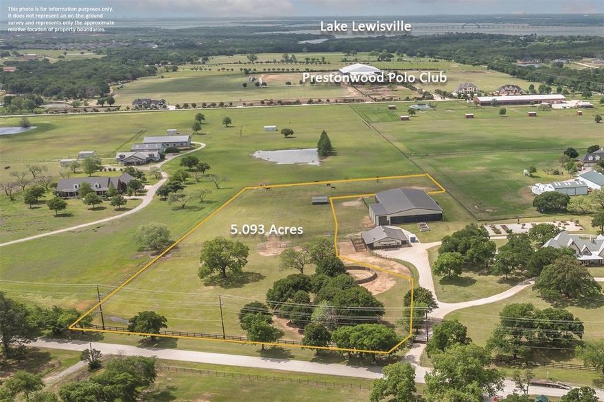This prime 5-acre tract in Oak Point, Texas, bordered on three sides by acreage properties and upscale custom homes, offers a unique opportunity to own land in one of the area’s most sought-after communities. The land features a mixed blend of trees, open space, and desirable sandy loam soil, creating an ideal canvas for a future homesite, small-scale equestrian property, or investment. Deed restrictions help preserve the character and quality of the surrounding tracts, ensuring a consistent standard of neighboring properties. Residents of Oak Point benefit from a full-time police and fire department and enjoy access to notable local amenities. Nearby polo clubs offer the opportunity to watch competitive matches, while the Dallas Corinthian Yacht Club provides a strong sailing community. Lake Lewisville is just minutes away, with several public boat launches available for convenient boating, fishing, and other water activities. The area’s location offers strong practical advantages as well, with easy connectivity to US-380, the Dallas North Tollway, and I-35, providing convenient access to Denton, Frisco, Prosper, and the broader North Dallas region. Major hospitals, the University of North Texas, Texas Woman’s University, and key business corridors are all within a convenient distance, and both DFW International Airport and Dallas Love Field are readily accessible.