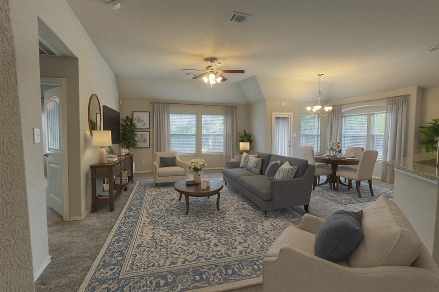 Discover this charming home featuring 3 bedrooms and 2 bathrooms, offering a generous 1773 square feet of living space. Each bedroom boasts a generous-sized closet, providing ample storage. Inside, you'll find a thoughtfully designed layout that maximizes comfort and functionality. The primary suite is a true retreat, complete with an ADA shower. Custom blinds adorn the windows, adding both style and privacy. The washer and dryer convey, making move-in a breeze. An alarm system is also included, providing added security. The backyard opens up to a beautiful greenspace. This unique feature provides a sense of privacy and tranquility, making it an ideal setting for outdoor activities and relaxation. Enjoy peaceful mornings, host gatherings, or simply unwind in your own private sanctuary. Pride of ownership is evident throughout, as this home has been impeccably cared for, inside and out. 

This house qualifies for FHA 3.5% DPA, and 1% or 3% down conventional and lender paid buydown from Lisamarie Eljada at Integrity Home Lending. Contact agent for details.