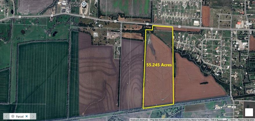 This 55.245-acre gently rolling tract is prime for development, with frontage on FM 6 which is being widened to a four-lane divided highway. Frontage could be developed for Commercial-Retail with the balance developed for residential or Industrial. The property is currently under Agricultural Exemption for tax purposes.