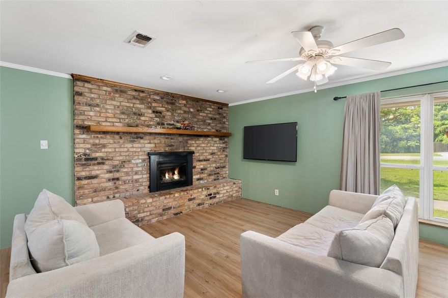 Nestled in the heart of the welcoming Pecan Hills neighborhood, this beautifully maintained 3-bedroom, 2-bath ranch-style home offers over 2,000?sq?ft of thoughtfully designed living space on a spacious 0.34-acre lot. Built in 1973 and tastefully updated throughout, the home features an inviting interior with a cozy fireplace, modernized bathrooms, and fresh updates that blend comfort with character.

The exterior is tailor-made for versatility, with dual driveways, a dedicated RV carport with electrical hookup, and a generous three-car carport with additional storage—ideal for families with multiple vehicles, recreational gear, or a home workshop. The expansive backyard, shaded by mature trees, offers the perfect setting for entertaining, gardening, or simply relaxing outdoors.

Set in the quiet community of Bells, TX, this property delivers that true small-town feel, where neighbors know each other, and kids can ride bikes safely until the streetlights come on. The home is situated in the highly desirable Bells Independent School District (Bells ISD)—recognized for its strong academic ratings and close-knit campus culture.

Conveniently located just a short drive north of the Dallas metroplex, this home offers a peaceful retreat without sacrificing access to major highways, shopping, or dining.

Home is Move in Ready!