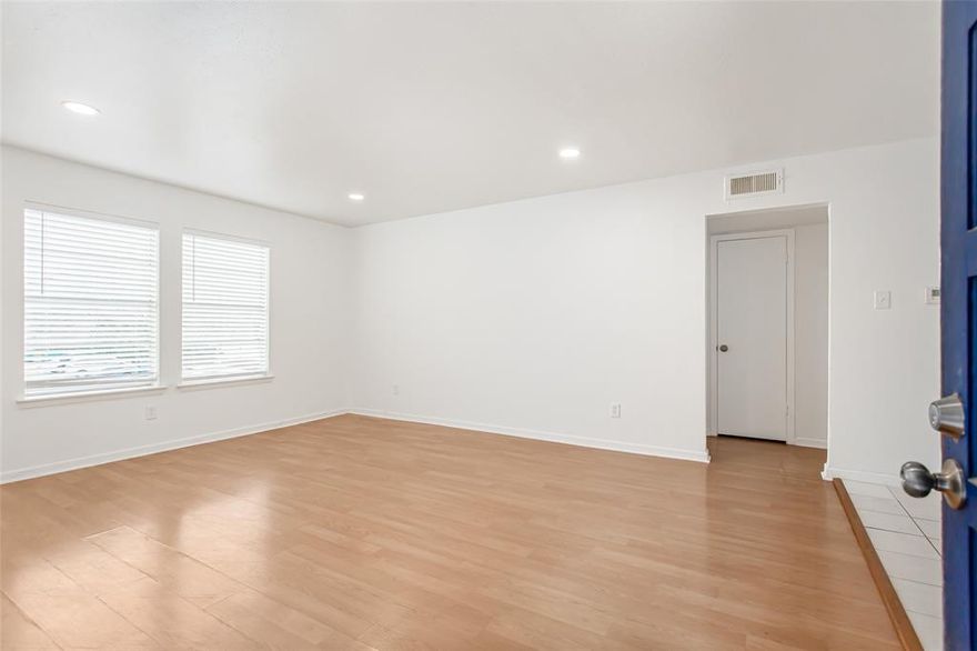 Freshly updated 2-bedroom, 2-bath condo in the heart of East Dallas, just minutes from SMU, Lower Greenville, Mockingbird Station, and Central Market. Located on the second floor in the Arbor Court community, this light-filled residence offers 1,057 square feet with durable wood-look flooring throughout the living areas and bedrooms, tile in the kitchen and baths, and a functional open-concept layout that makes the space feel larger than its footprint. The spacious primary suite includes a walk-in closet and private ensuite bath, while the second bedroom and full bath provide flexibility for guests, roommates, or a home office. In-unit washer & dryer connections, one assigned covered parking space, and community pool access add everyday convenience. HOA dues include water. Whether you're seeking a low-maintenance primary residence, a lock-and-leave lifestyle, or an investment opportunity in a prime Dallas location, this condo checks the boxes.