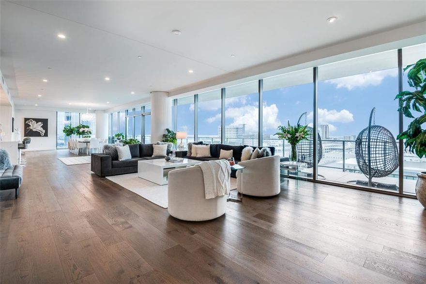 Experience unparalleled luxury in this premium south-facing unit at Windrose Tower, Plano's pinnacle of elegance. Overlooking the vibrant Legacy West, this residence boasts 3 spacious bedrooms, each with a private en-suite bathroom. Revel in the expansive, light-filled living areas adorned with Italian cabinetry, marble surfaces, and rich wood floors. Enjoy top-tier amenities including valet parking 7 days a week, impeccable concierge services, and a private owners lounge. Stay active in the top-of-the-line fitness center, indoor virtual golf simulator, resort style pool and outdoor cabanas or pamper your pet at the dog washing station and lounge then relax in the private massage rooms and steam showers. Additional features include a lobby library and living room, conference center, two hotel-style guest suites, mail room, and coffee bar. Walk to Legacy West for designer shopping and gourmet dining, making every detail of this meticulously designed home a gateway to exceptional living.