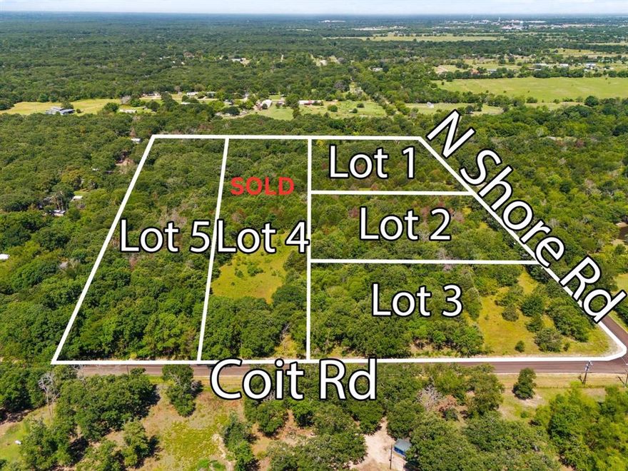This is your chance to own 3.43+- acres of beautiful, heavily treed land perfect for your dream barndo or manufactured home. Enjoy the peace and privacy of country living with the convenience of being just minutes from Lake Tawakoni, offering year-round boating, fishing, and outdoor recreation. The property measures approximately 200' x 746' (per plat), providing plenty of space to build, roam, and enjoy nature. Utilities at the road. Plat & deed restrictions loaded in transaction desk. Priced to sell.