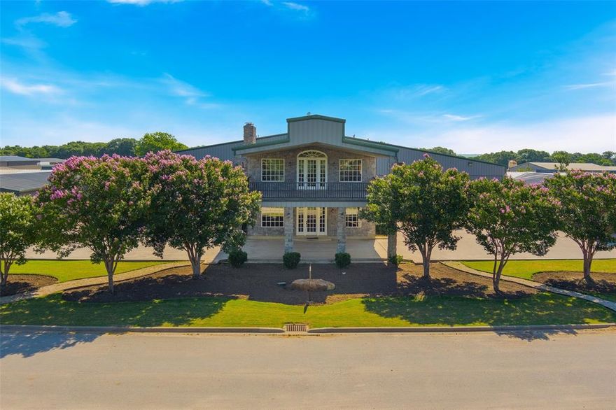 Discover prestigious Cardinal Ranch, an iconic reining horse breeding & training facility nestled in the heart of north Texas Horse Country. Highly desirable facility fully leased offering investment opportunities. 188 acres located off FM 428 in Denton County, Texas. This extraordinary ranch has become synonymous with excellence in the industry. An integral part of the Cardinal Ranch's legacy is its distinction as the esteemed home of the annual Legacy Sale—an event that showcases the finest reining horse, drawing discerning buyers from around the world. At the heart of Cardinal Ranch features 60,800+ sqft main riding arena flanked by main show barns offering 66 stalls. Adding is the main lobby, offices, viewing area, owners & trainer offices and apartments, covered Priefert horse walker & a round pen. Four additional barns the facility offers 234 stalls total. Main Barn: 66 stalls, NW barn on hill 24-stall barn, Stallion barn 48-stall barn, two separate mare motels w 48 stalls each.