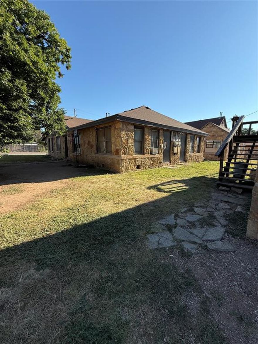 CALLING ALL INVESTORS!!! If you have been looking for your debut investment property, or an incredible addition to your Abilene portfolio, this is it!! This duplex includes 2 spacious units that are 2-bedroom 1 bath with a good-sized kitchen and living areas! Both units are currently leased and have been for 3-4 years by the same tenants! This unit is only a 6-minute WALK to McMurry, making it the perfect long-term investment!!



This property can be sold as a separate duplex or as a package deal with the duplex next door! MLS #2093324