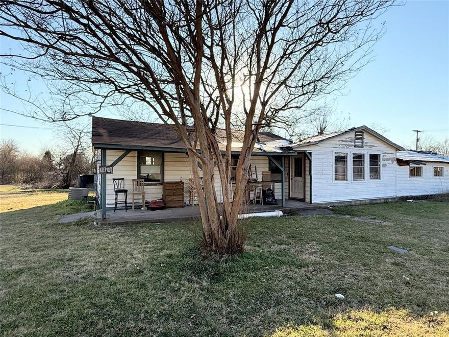 Great investment opportunity to fix and flip or turn it into your own home.  With over 1700 square feet of living space, there is plenty of room!  The lot sits on nearly 2 acres and has a seasonal creek that runs through it.  Priced to sell!  Come have a look today.