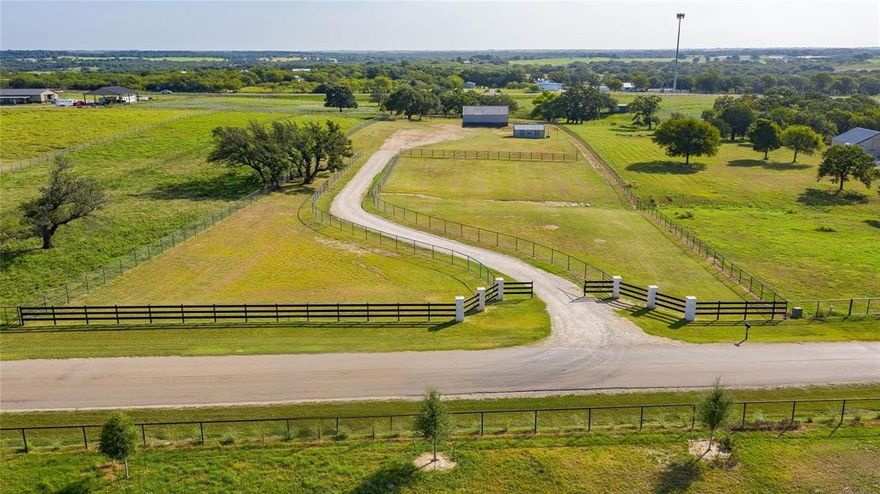 Silverado on the Brazos is the place to be in Parker county! This property is ready for your dream home and your horses . Over 3 acres acres of pasture and a prime building sight . The entrance , perimeter and cross fencing are ready for your horses . There is an equipment shed that houses the well and very nicely build shop-barn in place . There is a community park and private boat ramp available to all residents.