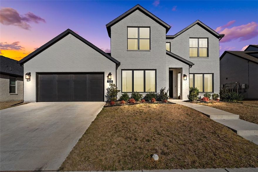 Discover a home that redefines modern luxury and comfort! From the moment you drive through the neighborhood, with its captivating lake views, you'll know you've arrived at something extraordinary. Step through the beautifully decorative door and experience every carefully considered detail—from the chic wood-look tile flooring to the soaring 20-foot vaulted ceilings and an open, light-filled floor plan. The heart of this home is its chef-inspired kitchen, boasting upgraded granite countertops, a gas cooktop, a massive walk-in pantry, and an oversized island designed for both storage and gathering. The adjoining dining room is perfect for hosting festive holiday meals, seamlessly connected to the welcoming living room. Escape to the sumptuous owner’s suite, where separate vanities, his and her closets, a soothing garden tub, and a breathtaking walk-in shower create a private oasis. Additional spacious second level bedrooms, provide lake views, comfort and privacy, ideal for family or guests, while a first floor dedicated office space offers the flexibility to work from home or convert into a fifth bedroom. An upstairs game room adds even more versatility—imagine the endless possibilities! Outside, your private backyard offers an extended covered patio, perfect for outdoor dining, relaxation, and BBQ evenings. Just minutes away from premier shopping, dining , and the vibrant outdoor lifestyle of Eagle Mountain Lake, this home offers the perfect blend of convenience and elegance. An additional plus of this home is that you have the ability to join Lake Country Estates HOA! Make this remarkable property your next home—schedule your showing today