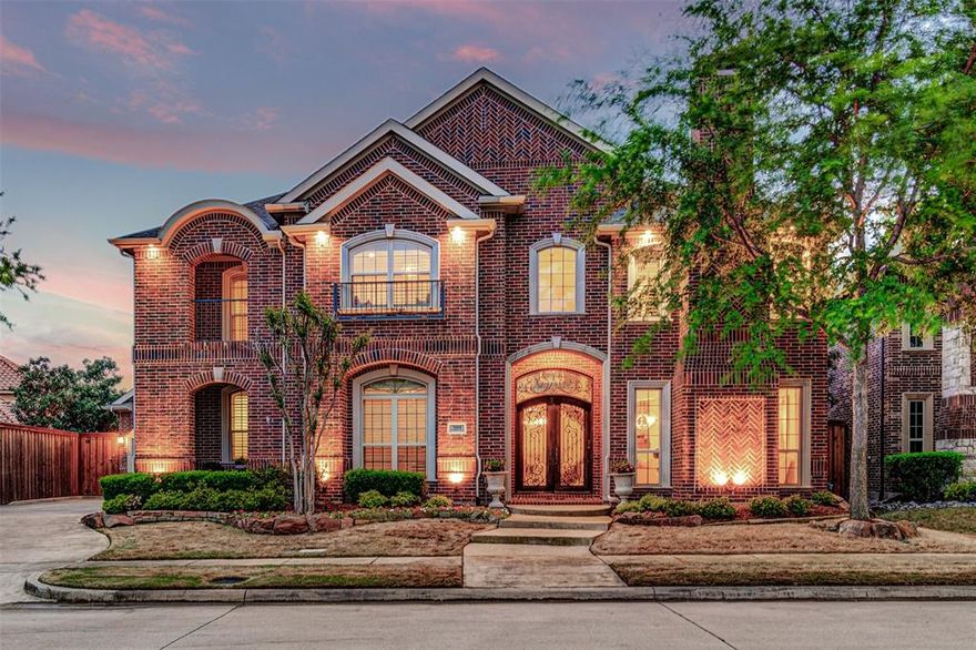 *Multiple offers, highest and best due by 5pm, Sunday, 4-28.*  A myriad of updates makes this house a must see. Just a sample includes: Tesla solar panels (fully paid) with back-up power to run the house for a week, complete remodel of primary bath, custom closets and much more! The backyard is an oasis with covered patio, gas wood burning stone fireplace and fire pit, self cleaning diving pool with waterfall plus a Lynx commercial grill with dual burners, rotisserie and infrared cooking! Inside is no less spectacular with recently finished wood floors, gourmet kitchen with Jenn-Air 6 burner gas range, KitchenAid appliances, butler's pantry with two beverage fridges plus walk-in pantry. A guest suite is down, along with large primary suite with pool views. Upstairs is a massive game room, media room, study with built-in desk and three bedrooms, 2 with ensuite baths. Add in a 4 car garage, tons of storage and a large utility room with an island, this will be your dream home!