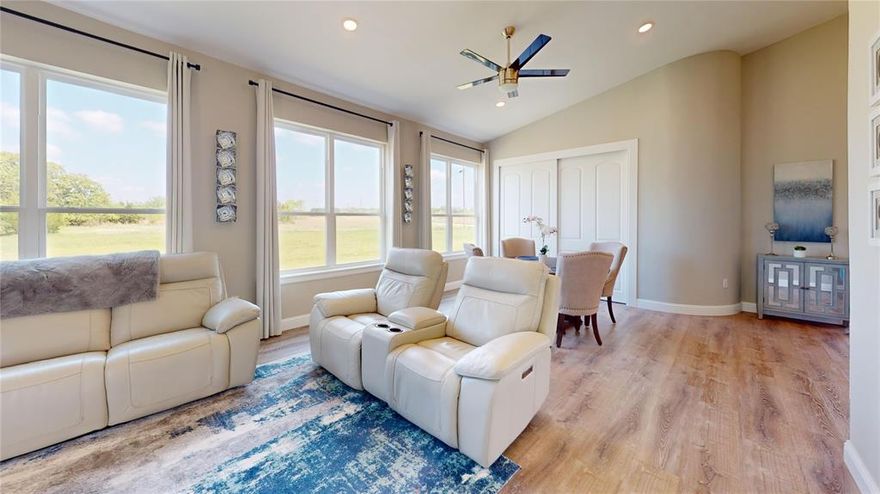 Discover a Unique Oasis in a Gated Community!
The curb appeal alone will leave you in awe. The main residence features 2 bedrooms and 2 bathrooms, with the primary suite conveniently located on the main level. Upstairs, you’ll find a comfortable guest bedroom and an additional full bath. Septic system was recently installed (2025) as well as the deck. Enjoy the seamless indoor-outdoor living experience as you stroll under a covered walkway to the charming guest house. The guest home offers 1 bedroom, 1 bathroom, a full kitchen, and a cozy living area — perfect for visitors or extended stays and comes FULLY FURNISHED. Storage building is a 24x12 and comes with the purchase. The way the land lays even gives you access to the Nocona Hills landing strip! This property offers the ideal blend of privacy, luxury, and functionality — a true must-see!