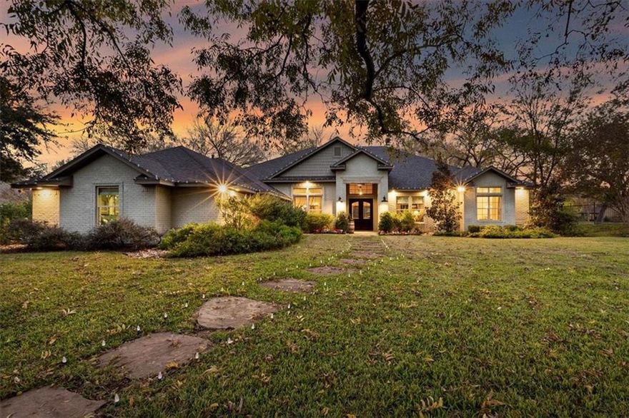 Looking for an oasis on the Brazos River--look no further! 
This stunning 4-bedroom, 4-bath home situated along the Brazos River is a unique opportunity for luxurious living indoors and out in a truly picturesque setting. The property includes a separate guest house featuring  an additional bedroom, bath, a fully equipped kitchen, and a laundry. 

The main residence is a showcase of refined elegance, with spacious bedrooms designed for ultimate comfort and adorned with upscale finishes. The large windows throughout the home frame panoramic views of the Brazos River, seamlessly blending the indoor and outdoor living spaces. This design allows residents to immerse themselves in the tranquility of nature while enjoying the modern sophistication of the interior. The outdoor pool with water features, the outdoor kitchen, the expansive porches with reclaimed barn timbers and the ice house near the banks of the river allow for seamless indoor to outdoor entertaining.

One of the standout features of this property is the riverfront location, providing not only breathtaking views but also direct access to the Brazos River. With two dock slips included, the home caters to boating and water enthusiasts,  making it perfect setting for aquatic adventures.

Whether you're entertaining in the expansive living areas or savoring a quiet evening on the riverfront patio, this home brings a lifestyle characterized by unparalleled luxury. The thoughtful design and attention to detail create an atmosphere that is both inviting and sophisticated, providing residents with a true haven. The opportunity to make this riverside retreat your own should not be missed – a viewing promises a journey into a world where luxury seamlessly meets natural beauty.