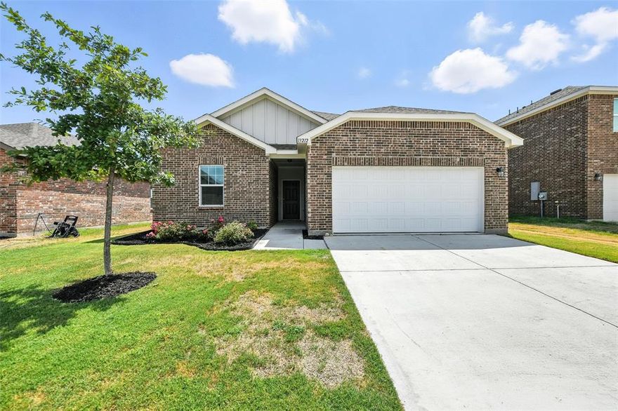 Welcome to your dream home! This stunning 4-bedroom, 2-bathroom residence has been freshly painted and is ready to impress. Step inside to discover a bright and airy open floor plan, perfect for modern living and entertaining. The spacious kitchen is a chef's delight, featuring sleek stainless steel appliances, including a microwave, range, dishwasher, and refrigerator—all included with the home. Outside, enjoy a beautifully fenced yard, ideal for relaxation or play. Nestled in a highly rated and desirable school district, this home offers the perfect blend of small-town charm and modern convenience. With easy highway access and proximity to excellent parks and recreation areas, this location has it all. Don’t miss out on this move-in-ready gem with a top-of-the-line appliance package included!