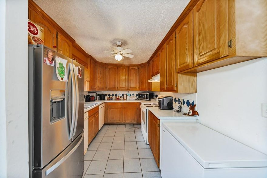 Attractive large corner lot, fenced in back yard!!!  Discover the possibilities at 510 N. Proctor St., a bright and inviting 3-bedroom, 1.5-bath home nestled on a generous ~0.32-acre corner lot in the heart of Alvord, Texas, within the award-winning Alvord Independent School District. Built in 1981, this comfortable single-level residence offers 1,132 sq ft of living space with vaulted ceilings and an open, welcoming layout. Recent updates include a new roof and water heater installed in 2024—critical investments already taken care of so you’re free to focus on the finishing touches. The home features a one-car carport with additional storage, a large fenced backyard perfect for kids, pets or entertaining, and a peaceful front porch that anchors the home’s relaxed curb appeal. While the home boasts solid bones and excellent location, it does need a little TLC to bring it fully up to its potential. With some cosmetic updates—whether that’s fresh paint, updated flooring or modernizing fixtures—you’ll turn this into a standout value in a community that offers both small-town charm and easy access to nearby amenities. 
If you’re seeking a well-located starter home, rental investment or a spot to personalize and grow in the thriving Alvord market, 510 N. Proctor St. is ready for your vision.
Schedule your showing today--opportunities like this don't last long!