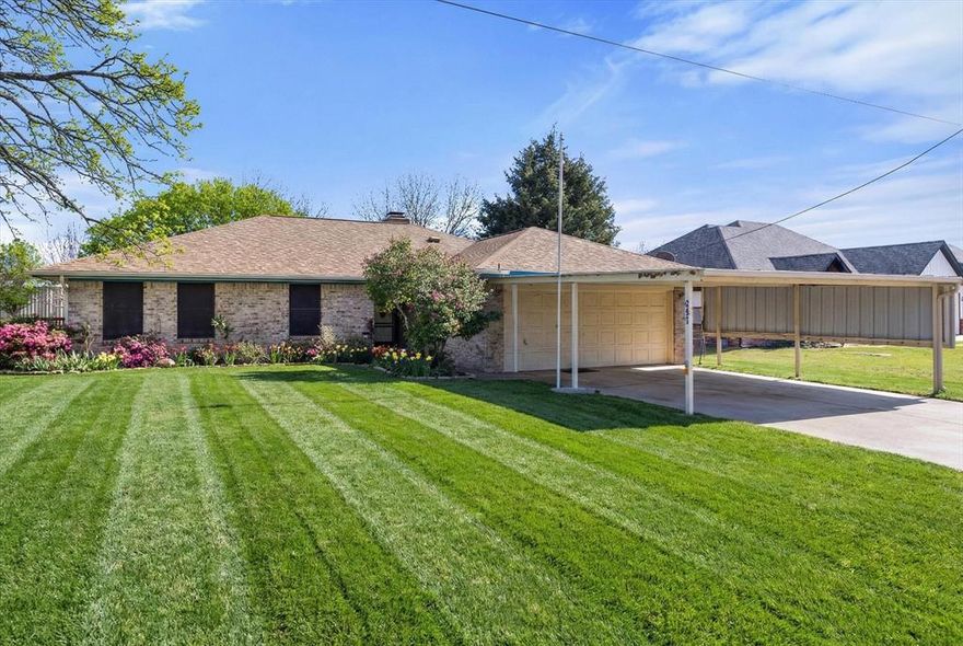 Recently staged with updated photos, this inviting lake home is ready to impress!

Welcome to your lakeside retreat, where beautiful water views and a relaxed lifestyle await. This 3-bedroom, 2-bath home plus an office offers a front-row seat to the water right from your kitchen window.

Step outside to a spacious yard perfect for entertaining, gathering with friends and family, or simply unwinding in nature. Enjoy peaceful mornings and sunset evenings on your covered fishing dock - cast a line, watch the water, and soak in the relaxation.