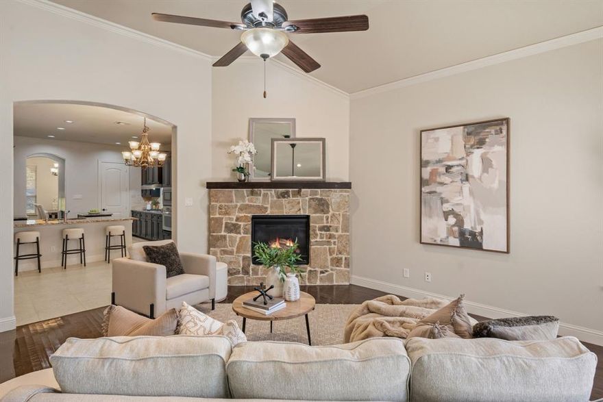 The only thing this home requires on weekends is deciding where to go. All lawn maintenance is included with the HOA...ideal for travelers, downsizers, and anyone who wants the Colleyville lifestyle without yard work. Prime corner-lot location in the desirable gated community of Heritage Oaks, this functional floor plan offers 3 bedrooms and 3 full baths, featuring open living areas filled with natural light. The kitchen includes an island, stainless appliances, ample storage and flows easily into the spacious living and dining areas, perfect for everyday living and entertaining. The primary suite on the main level offers comfort and privacy, while the upstairs game room provides flexible space for recreation or home office use. Thoughtful design and quality finishes throughout enhance both style and functionality.  Ideally located just a short stroll from award-winning GCISD schools, and minutes from premium shopping, dining, and 15 minutes from DFW Airport. This home offers exceptional lifestyle and convenience in one perfect package.