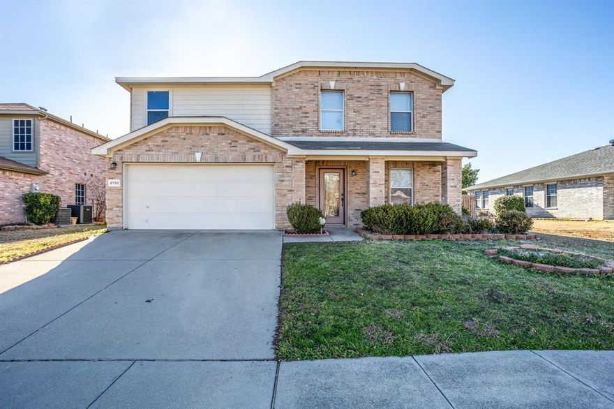 Charming two-story residence ideally situated in Southeast Arlington, close to Tarrant County College (TCC). Boasting a versatile floorplan with four bedrooms, all on the upper level, this home features unique custom wall woodwork, creating a flexible downstairs space enhanced by a cozy fireplace. The open kitchen showcases elegant granite countertops, providing a stylish and functional culinary space. Recently refreshed, the interior of the house have been tastefully painted, lending a fresh and modern appeal. The property offers a spacious backyard perfect for outdoor gatherings. Experience the perfect blend of convenience and comfort in this well-maintained home, where thoughtful details and practical design come together to create an inviting living environment.