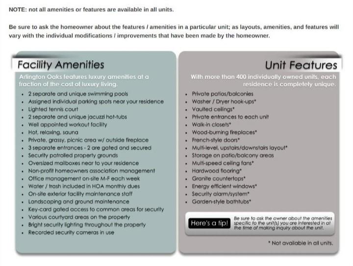 Arlington Oaks Condo - Residential