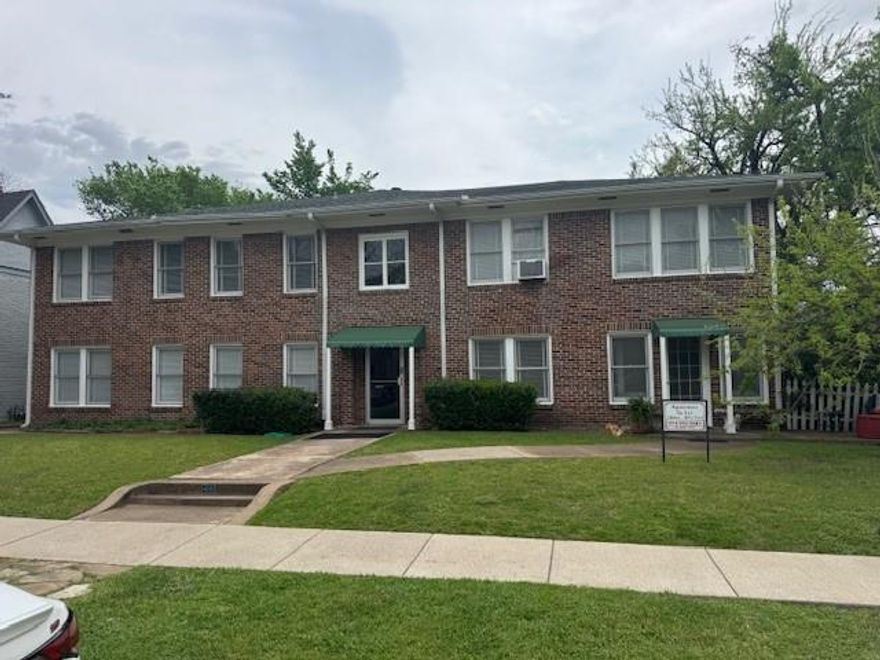 Located in the highly desirable Oak Lawn corridor, this rare 12-unit multifamily asset at 4002 Prescott Ave offers a compelling blend of historic character and long-term investment stability.? Originally constructed in 1929, the property retains its timeless appeal with original hardwood flooring, vintage cabinetry, and classic countertops, providing a unique charm that is increasingly difficult to replicate in today’s market.?
Situated on approximately a quarter-acre lot, the property benefits from an exceptional location just minutes from Highland Park and the vibrant Lemmon Avenue corridor.? Tenants enjoy immediate access to a wide array of restaurants, grocery stores, retail, and everyday conveniences, making this a consistently desirable rental location.?
The asset consists of twelve residential units plus an additional apartment above the carport, offering supplemental income potential.? Ownership has maintained the property with key capital improvements, including updated plumbing, electrical systems, and roof, reducing near-term deferred maintenance concerns.?
Currently averaging approximately $1,200 per unit in monthly rent, the property presents a strong in-place income stream with additional upside through operational efficiencies and potential rent growth.? The current owner has personally managed the property since 1996 and occupies one of the units, reflecting long-term stewardship and pride of ownership.?
Offered as-is, this is a rare opportunity to acquire a well-located, character-rich multifamily asset in one of Dallas’ most sought-after rental submarkets.?