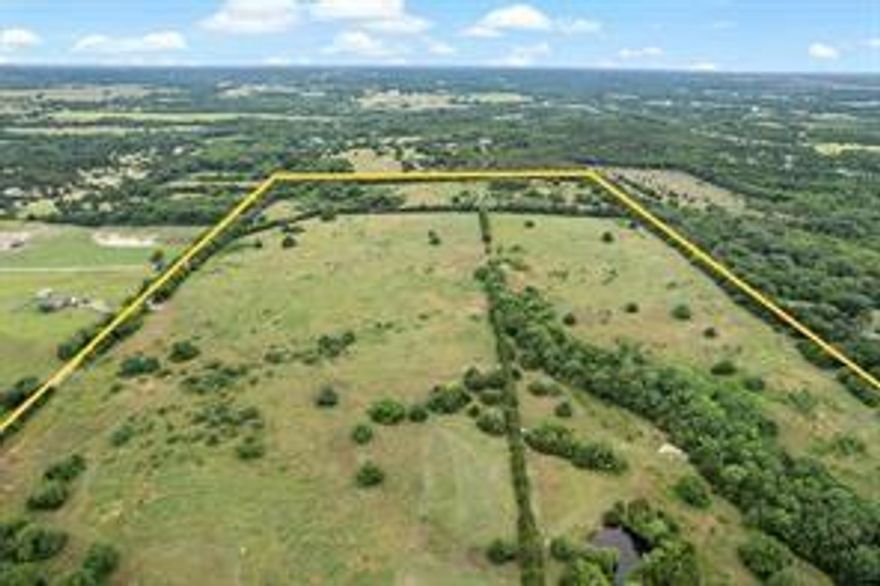 Build Your Dream Home on 53 Stunning Acres of Texas Countryside! Already equipped with water meter on site, it's ready for your plans to take shape along with electricity close by. Exceptional Property has multiple elevations for the perfect homesite, as well as up higher near the old barn. Property has numerous trees and open fields. Very private with trees completely surrounding the property borders. Abundant wildlife, peace and quiet.  Discover the perfect canvas for your dream home on this breathtaking 53-acre property nestled in the rolling hills just south of Whitewright, only a 20 minute drive from downtown McKinney. With mature trees, open pastures, and scenic views in every direction, this expansive land offers a rare opportunity to design the lifestyle you've always imagined—whether it’s a custom estate, a weekend escape, or a peaceful family homestead. This one-of-a-kind property features a serene pond, a barn for storage or animals, and plenty of space for outdoor living, recreation, or even equestrian facilities.  A newly built entrance off Possum Trot Hollow provides convenient access, and no known restrictions give you the freedom to build exactly what you want. Enjoy the tax benefits of a wildlife ag exemption, along with the peace and quiet that only wide-open spaces can bring. Whether you’re a nature lover, hunter, or simply dreaming of rural life without sacrificing convenience, this land delivers it all. Easy access to highways yet feel like you are away from it all! This is where growth is headed! Don't miss out on this amazing opportunity!
Located just minutes from Van Alstyne and Trenton with easy access to SH121, you’ll enjoy the perfect balance of seclusion and accessibility. As nearby areas continue to grow, this property also presents a smart investment for the future.
Don't miss your chance to create your own private paradise—opportunities like this don’t come along often! Also note this can be sold in smaller tracts- 17 or 34 acres.