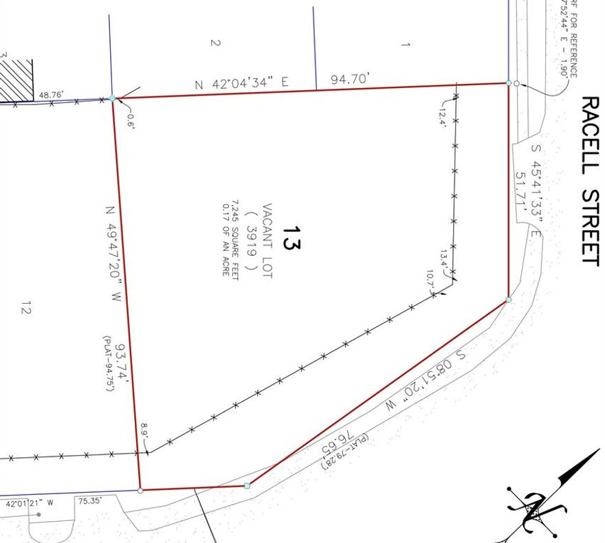Large residential corner lot ready to build!  Buyer and buyer agent to verify all information in this listing. Property will be clear of everything on the lot at close. Listing agent is managing member of LLC that owns this property