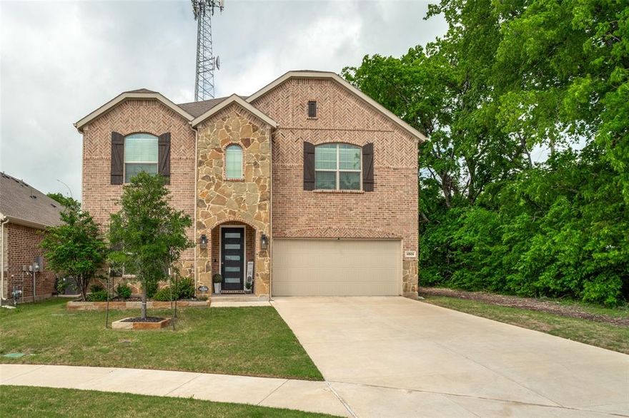 IMMACULATE TWO-STORY HOME IN MCKINNEY FEATURING REFINED FINISHES, AN OPEN LAYOUT, AND STRIKING ARCHITECTURAL DETAILS. THE ENTRY WELCOMES WITH SOARING CEILINGS AND ABUNDANT NATURAL LIGHT, LEADING INTO A SPACIOUS LIVING AREA ANCHORED BY A DRAMATIC FLOOR-TO-CEILING FIREPLACE. THE CHEF’S KITCHEN OFFERS QUARTZ COUNTERTOPS, A LARGE CENTER ISLAND WITH SEATING, CUSTOM CABINETRY, STAINLESS STEEL APPLIANCES, GAS COOKTOP, AND DESIGNER LIGHTING, SEAMLESSLY CONNECTING TO THE DINING AREA, IDEAL FOR ENTERTAINING. THE PRIVATE PRIMARY SUITE PROVIDES A SERENE RETREAT WITH A SPA-INSPIRED BATH FEATURING DUAL VANITIES, QUARTZ COUNTERS, A FREESTANDING SOAKING TUB, AND A GLASS-ENCLOSED WALK-IN SHOWER. SECONDARY BEDROOMS ARE GENEROUSLY SIZED, COMPLEMENTED BY A FLEXIBLE OFFICE OR MULTIPURPOSE SPACE. UPSTAIRS, A LARGE GAME ROOM OR SECOND LIVING AREA ADDS VERSATILE FUNCTIONALITY. THOUGHTFUL FINISHES, NEUTRAL TONES, AND QUALITY CRAFTSMANSHIP ARE SHOWCASED THROUGHOUT. ENJOY OUTDOOR LIVING UNDER THE COVERED PATIO OVERLOOKING THE BACKYARD. CONVENIENTLY LOCATED NEAR SHOPPING, DINING, AND MAJOR ROADWAYS, THIS HOME OFFERS STYLE, COMFORT, AND MODERN ELEGANCE IN ONE OF MCKINNEY’S MOST DESIRABLE AREAS.